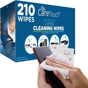 Care Touch Lens Cleaning Wipes for Eyeglasses